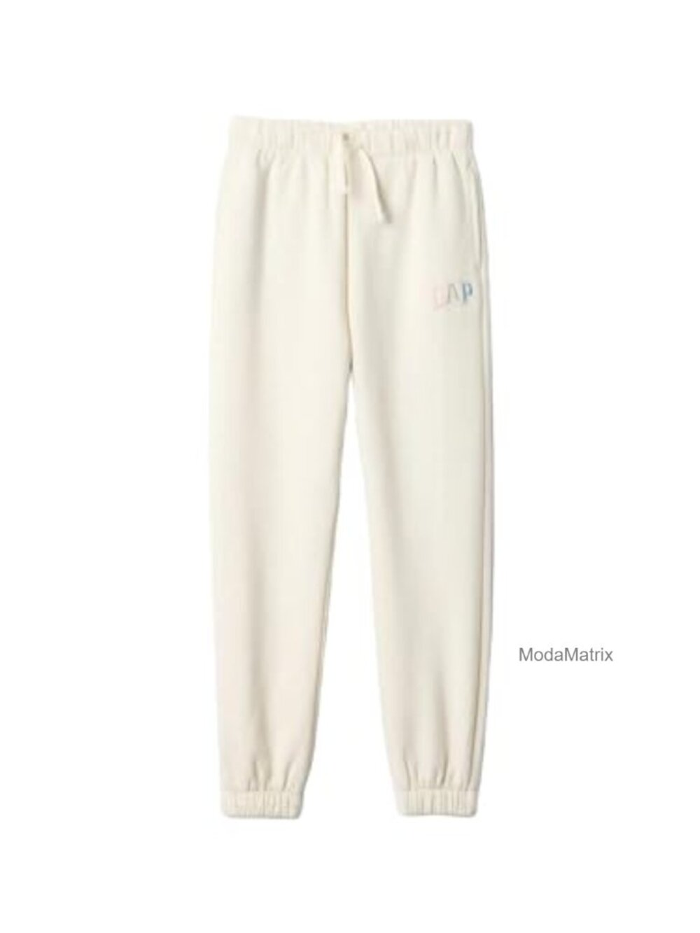 Girls Logo Jogger Pants Cotton Blend Pull On Straight Leg